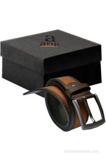 Arip Men, Boys Formal Red, Brown Texas Leatherite Belt(AP-148)
